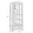 Brown Solid Wood + Tempered Glass Display Cases