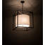Luminaire suspendu carré / rectangulaire unique à 4 lumières Kitzi Cilindro