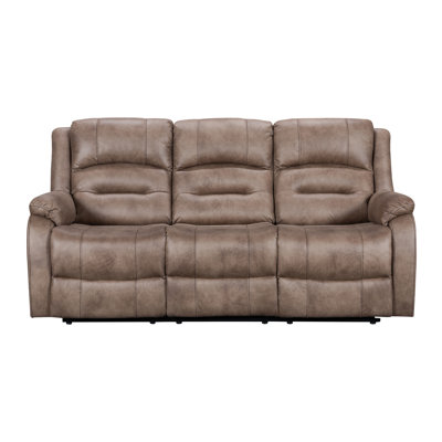 Upholstered 80.25'' Reclining Sofa