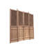 Portes moustiquaires pliantes en pin brut