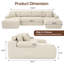 4 Seater Corduroy Sofa-1552848892