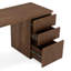 Clova - Bureau moderne en noyer-1988788043