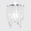 21cm H Plastic Novelty Pendant Shade ( Spider ) in Chrome