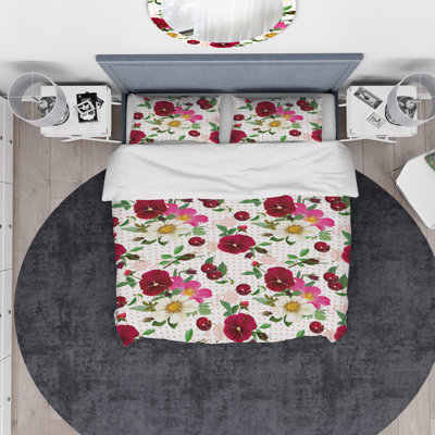Farmhouse / Country Floral Duvet Cover