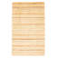 Tapis unique en laine noué à la main beige et brun nouvel âge 3 pi 10 po x 5 pi 10 po Tsuguko