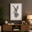 Hare Head Study Japandi - Wrapped Canvas-134362276-134362462