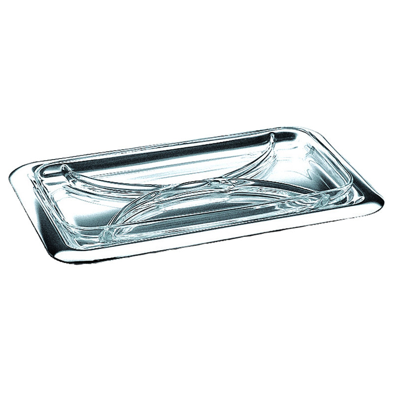 Stainless Steel Divided Serving Dish