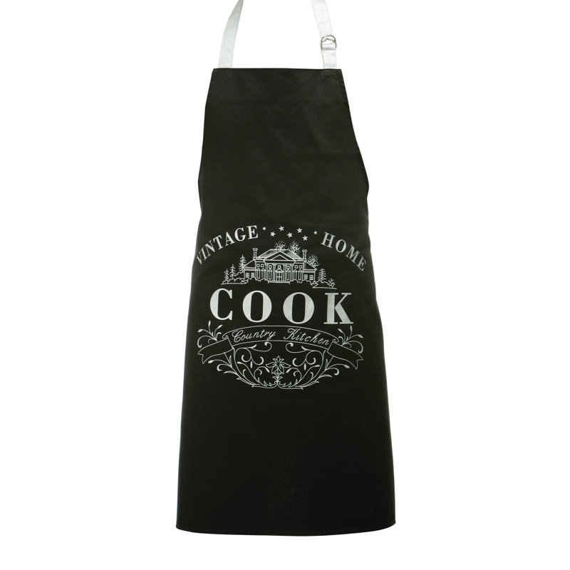 Kevan Bib Apron, Black