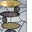18"H Namaste Stacked Stones-Stained Glass Window Panel