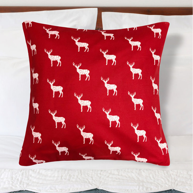 Coussin en polyester Bakewell, Rouge