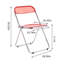 Chaise pliante transparente en plastique-1879519263