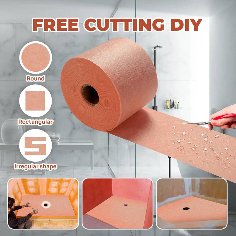 100FT Shower Waterproofing Membrane Roll