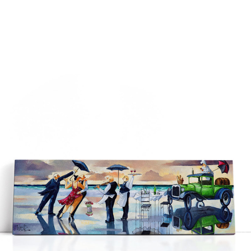 Date Night 5 - reproduction d'art sur toile, H 20 po x l 60 po