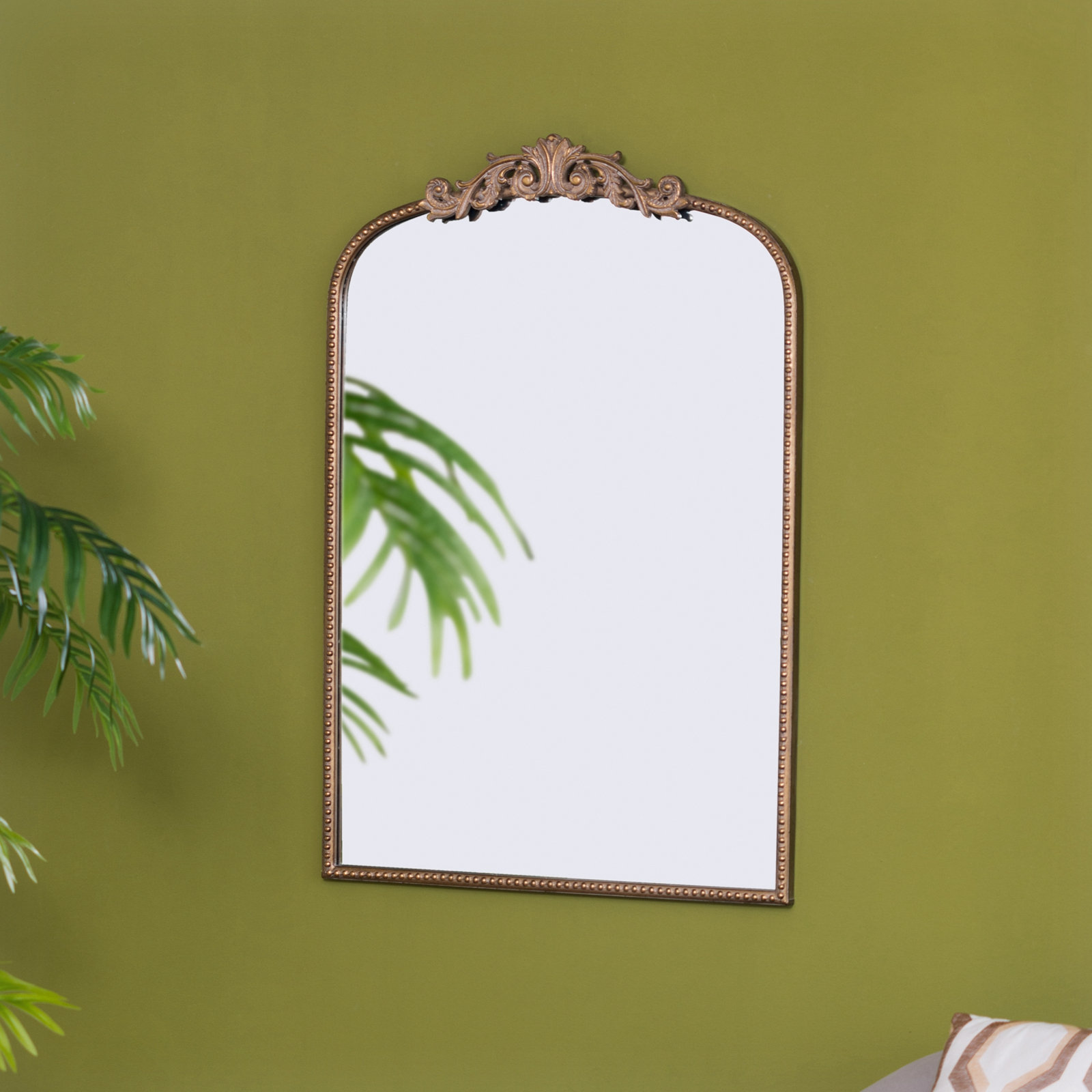 Emmeline Full-Length Mirror, Gold, 36" x 24"