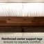 Antione Acacia Solid Wood Platform Bed, Bed Frame with Headboard, Farmhouse Bed Frame Style-93601559-91742389