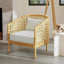Openweave Rattan Barrel Occasional Chair