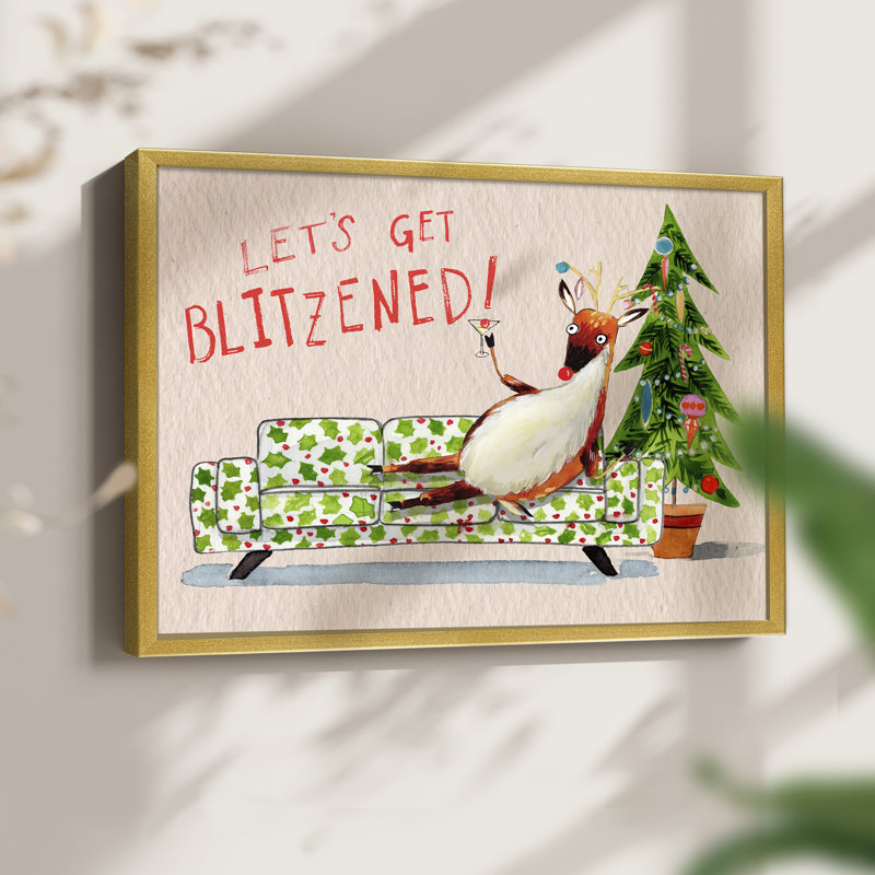 «Get Blitzensible II», reproduction encadrée