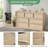 8 Drawer Dresser for Bedroom, 54" Wide Modern Double Dresser Organizer with Concave Handles, Wooden Chest of Drawers for Living Room, Nursery and Hallway