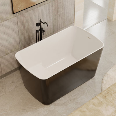 Baignoire de trempage en acrylique autoportante 43 po Glendale