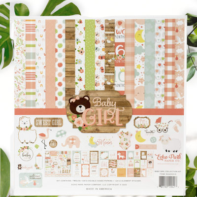 Baby Scrapbooking Kit 12x12 with Stickers