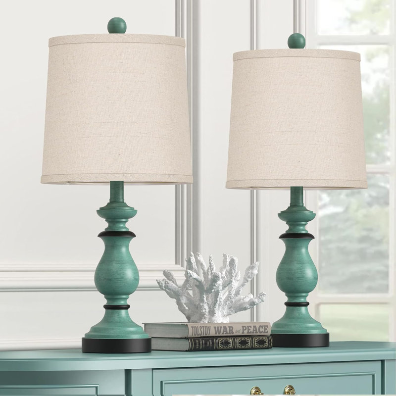 Ensemble de 2 lampes de table traditionnelles