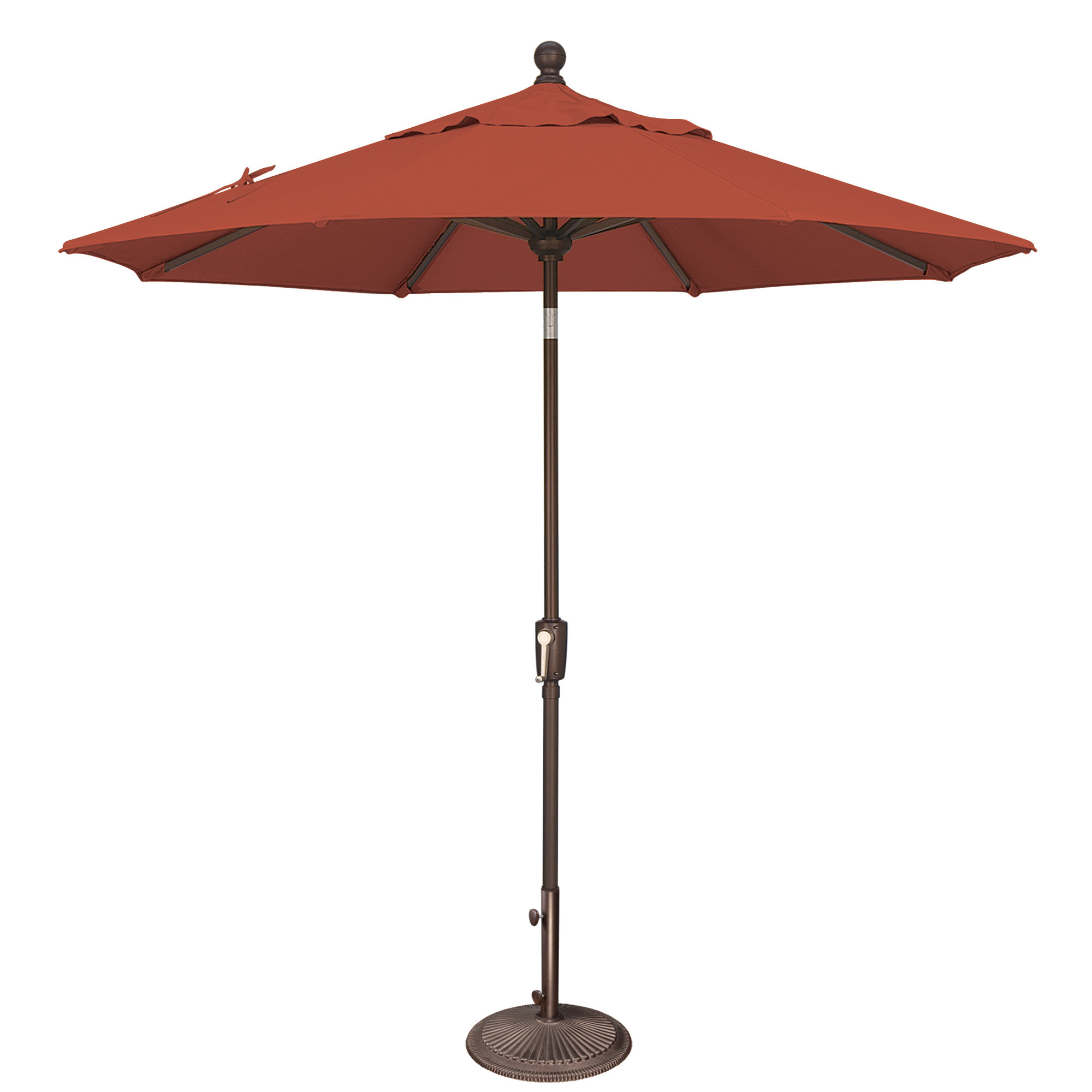 Launceston Market Umbrella, Henna Sunbrella Acrylic, Bronze, 96" H x 90" W x 90" D