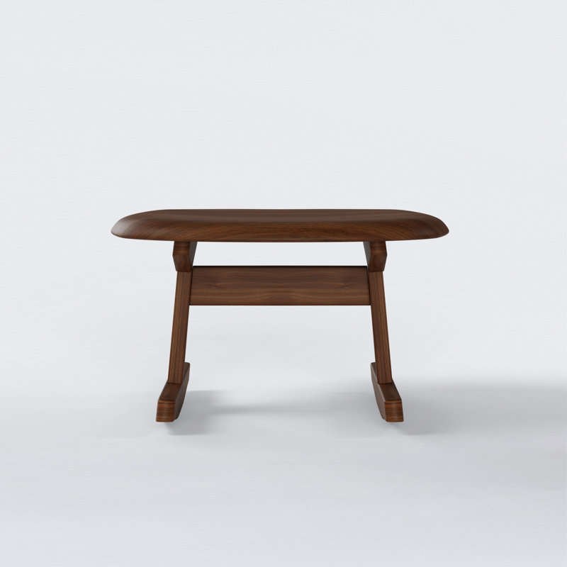 KufenKarl Ottoman, Walnut Dark