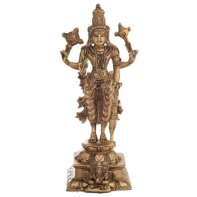 Vishnu debout à quatre bras