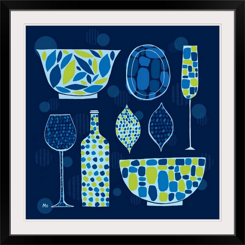 « iv » par michael mullan, impression Spotted Kitchen, H 20" x l 20" x P 1", Cadre noir