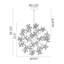 Adelle 8 - Light Sputnik Modern Linear Chandelier