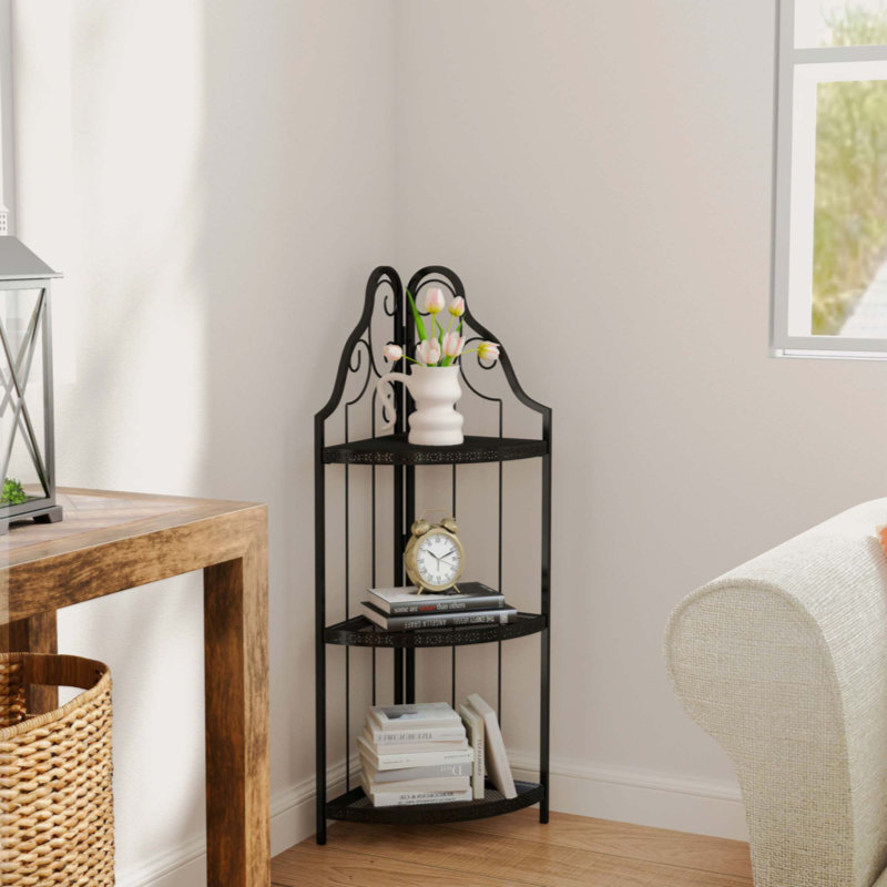 3-Tier Corner Open Shelf