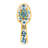 2 Piece Wood Stainless Steel Salad Servers