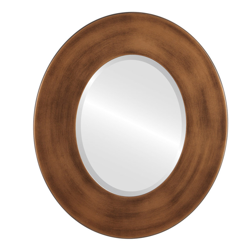 Miroir décoratif en biseau moderne Mahika, 31 po x 25 po