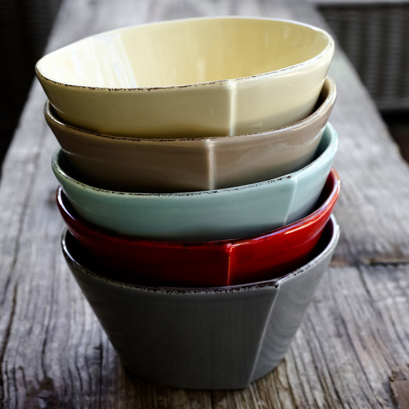 Lastra Stacking Cereal Bowl, Aqua