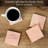 Thirstystone Natural Sandstone Square Coaster Set