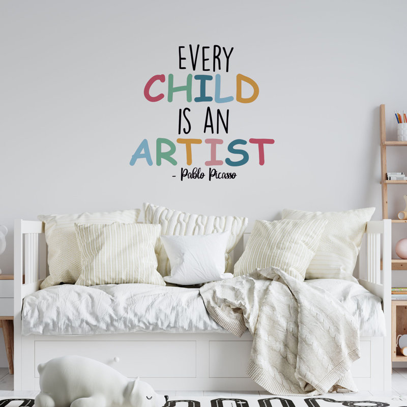 Text & Numbers Wall Decal, 20" H x 18" W
