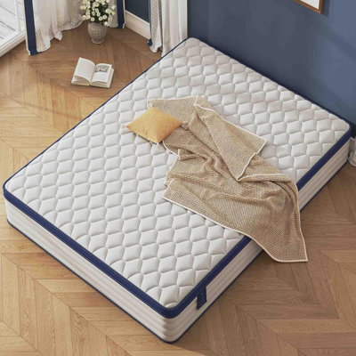 12-Inch Cool Gel Memory Foam Innerspring Hybrid Mattress - Medium Firm, Certipur-US Certified, Boxed For Easy Delivery, Full Support And Pressure Relief, Enhanced Breathability (Queen-12Inch)
