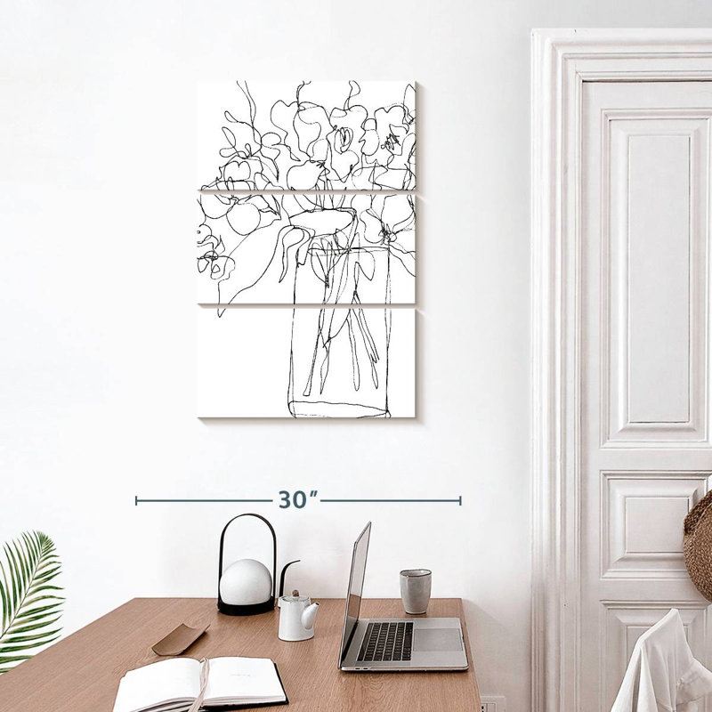 Contour Bouquet II, H 32 po x l 20 po