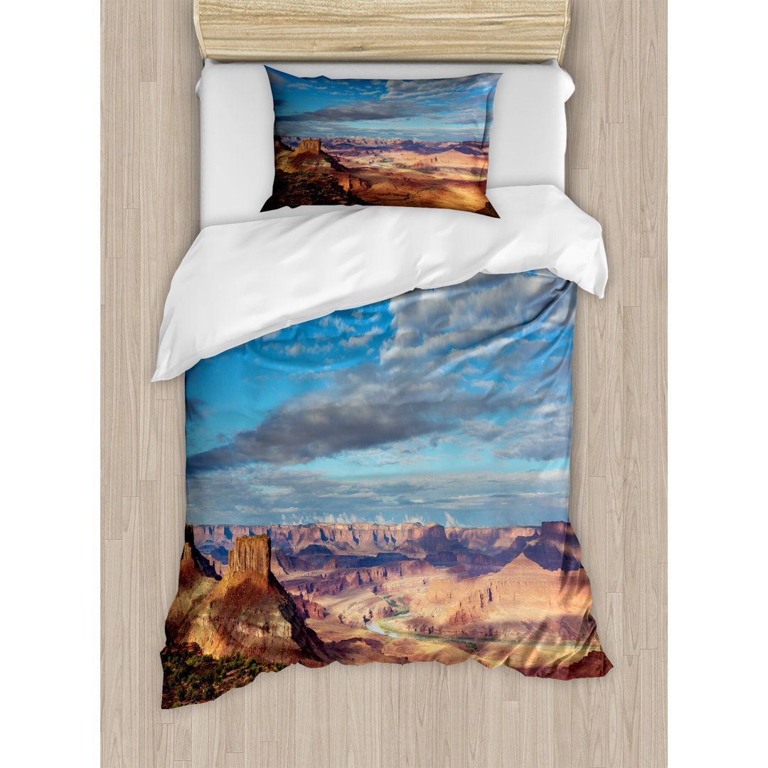 Bettbezug Set, Canyonlands Utah-Tal, Landschaft, Mehrfarbig