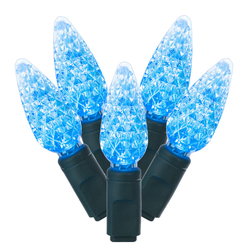 LED Single Mold Christmas Light, Teal