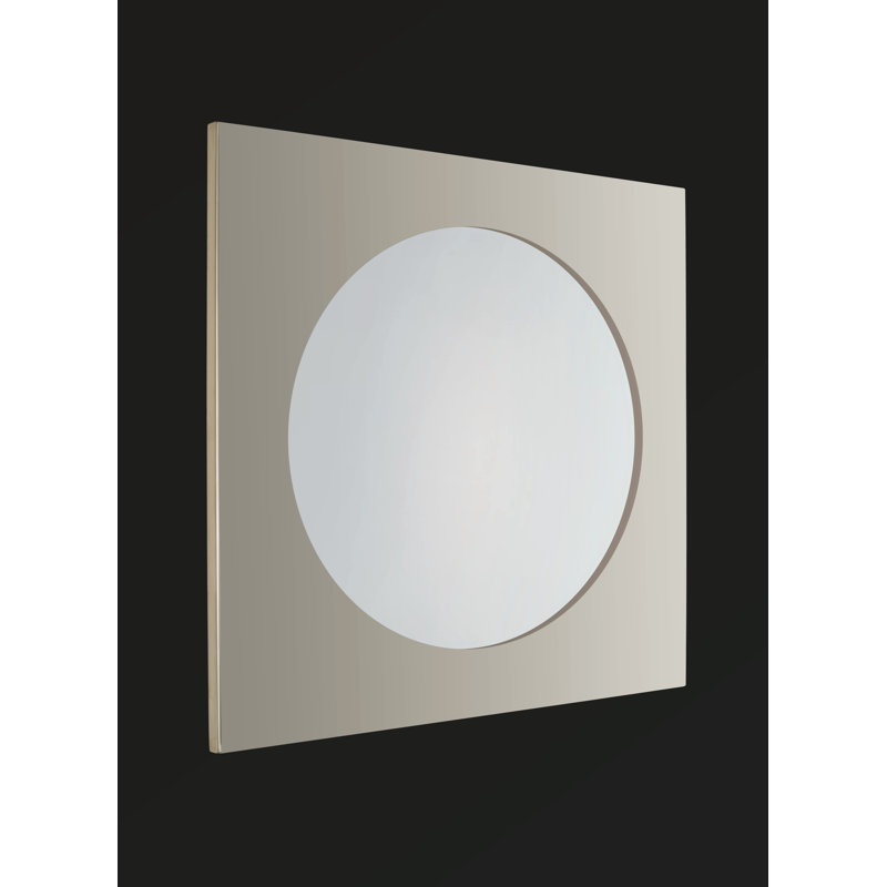 Sula Metal Wall Mirror, Polished