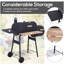 Barbecue portatif en acier Outsunny