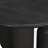 Sonel Matte Black Wood Pedestal Foyer Table