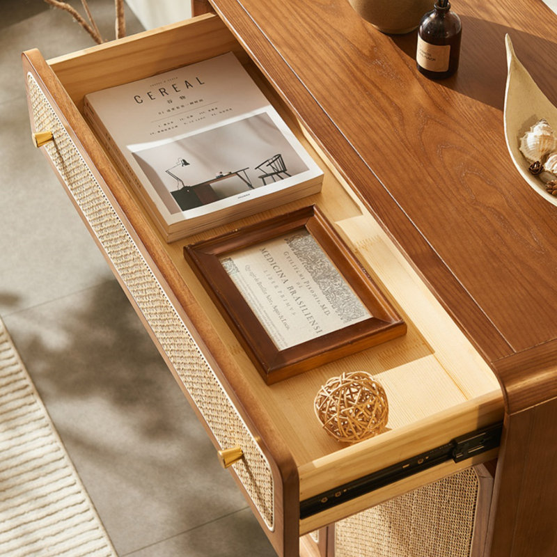 Solid Wood Accent Cabinet