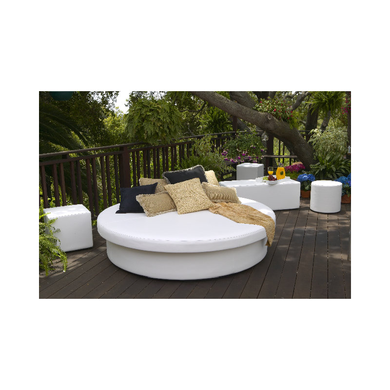 SunPad Outdoor 8 - Seat Patio Daybed, Sea Sand