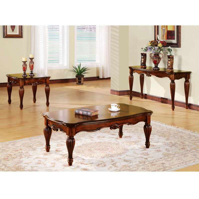 Rectangle Coffee Table With Turned Legs