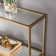 Luisdavid 52'' Glass Top Console Table