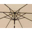 300 cm W X 300 cm D Hexagonal Market Parasol with Manual Lift-33371114-33371115
