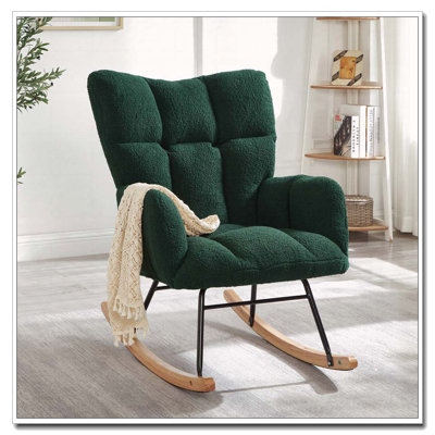 Teddy Fabric Rocking Chair