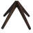 Cappuccino Solid Wood Coat Rack Clothing Hanger